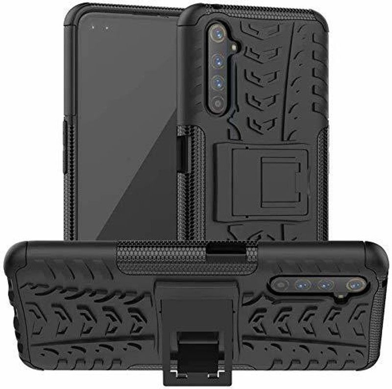 denchik Back Cover for Realme 6 Pro  (Black, Pack of: 1)