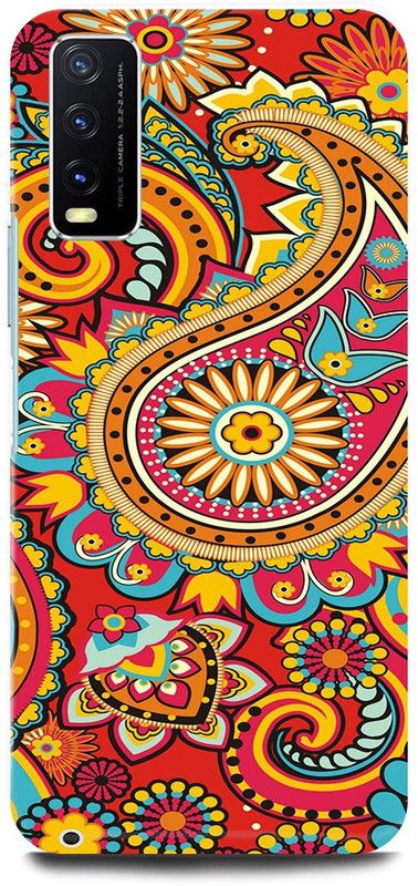 play fast Back Cover for Vivo Y20, V2029 MANDALA, ART, RANGOLI, ART, DESIGN  (Multicolor, Hard Case)