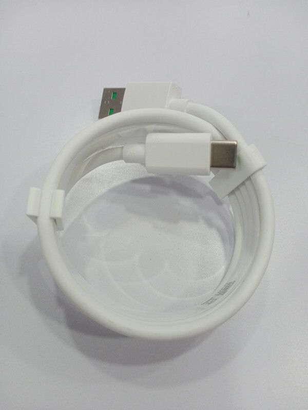 AYUVEDA USB Type C Cable 6.5 A 1.00319999999995 m Copper Braiding fast and up  (Compatible with Warp Charging Cable |Compatible With OnePlus 6T | Oneplus 7 | Oneplus 7T, White, One Cable)