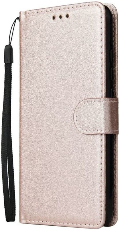 TELETEL Flip Cover for Honor 8 Lite  (Gold, Shock Proof, Pack of: 1)