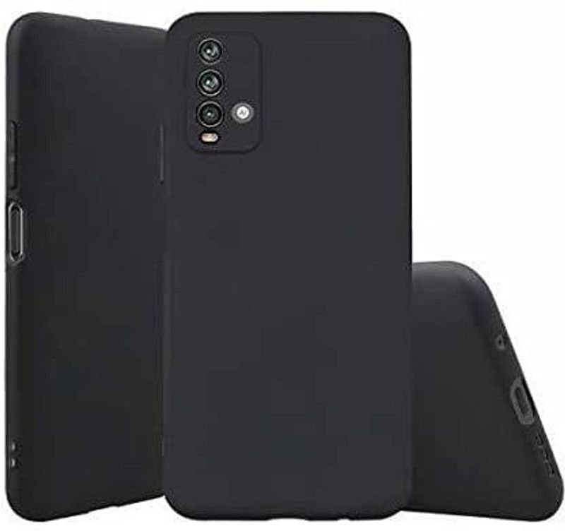 S-Hardline Back Cover for Redmi 9 Power  (Black, Flexible, Pack of: 1)