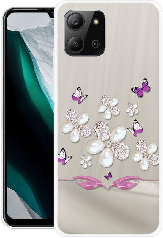 KUDI Back Cover for Infinix Hot 11 2022  (White, Silicon)