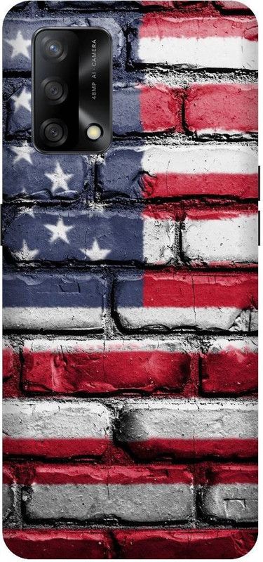 SAVETREE Back Cover for Oppo F19, CPH2219, Oppo F19s, CPH2223, American Flag  (Multicolor, 3D Case, Pack of: 1)