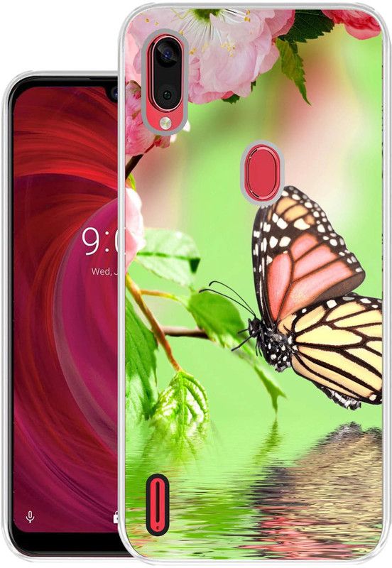Case Club Back Cover for Lava Z71  (Green, Grip Case, Silicon, Pack of: 1)
