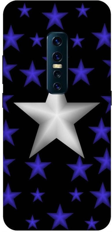 SSMORYA Back Cover for Vivo V17 Pro/Vivo 1909 Silver Star Printed Back Cover  (Multicolor, Waterproof, Pack of: 1)