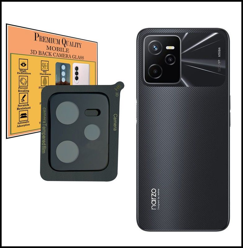 Daffin Back Camera Lens Glass Protector for Realme Narzo 50A Prime  (Pack of: 1)