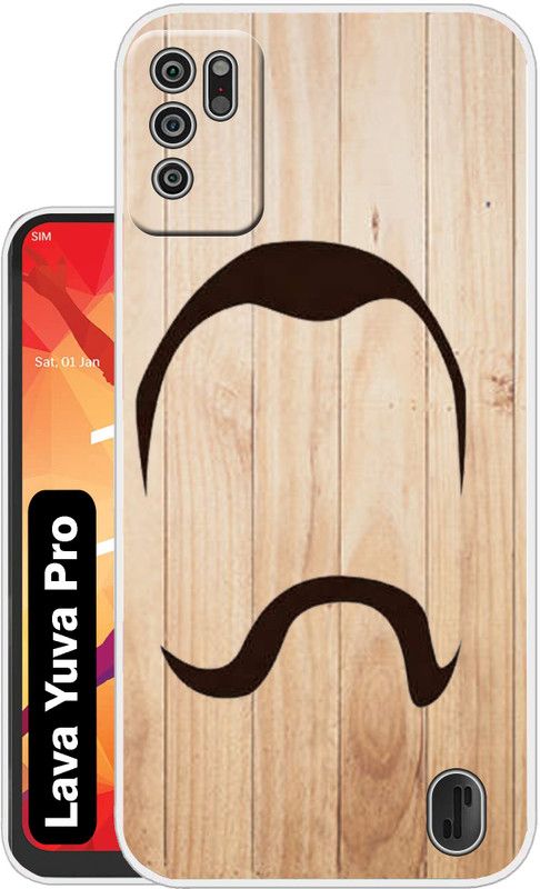 Case Club Back Cover for Lava Yuva Pro  (Brown, Black, Silicon, Pack of: 1)