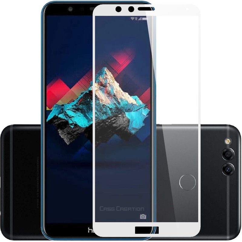 CASE CREATION Edge To Edge Tempered Glass for Huawei Honor 7X (2018)  (Pack of 1)