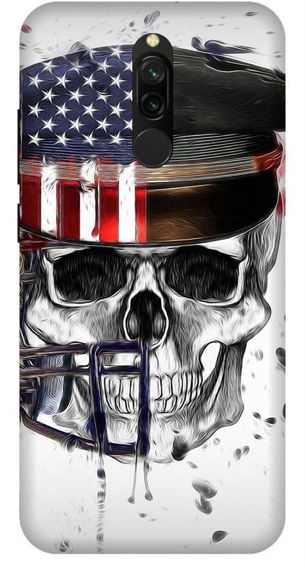 SSMORYA Back Cover for Mi Redmi 8 Art man Printed Back Cover  (Multicolor, Waterproof, Pack of: 1)