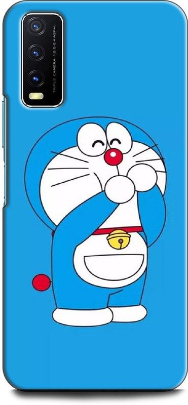 Dronk Back Cover for Vivo Y20i, V2027 DORAEMON, NOBITA, CARTOON, FUNNY, CUTE, DORAEMON, DOREMON  (Multicolor, Dual Protection, Pack of: 1)