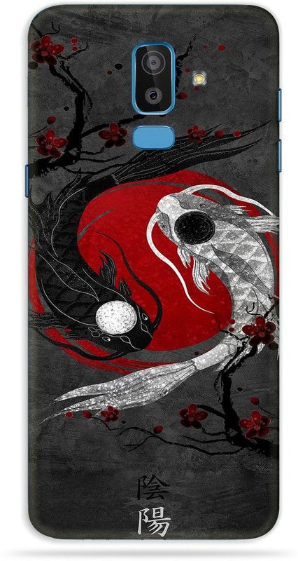 BUGGU Samsung Galaxy J8 Mobile Skin  (Ultra Super Yin Yang Skin With High Matte Finish., Mobile Skin (Back+Side+Camera))
