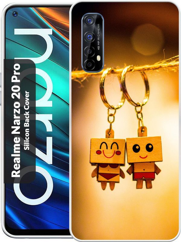Mizlox Back Cover for Realme 7  (Multicolor, Grip Case, Silicon, Pack of: 1)