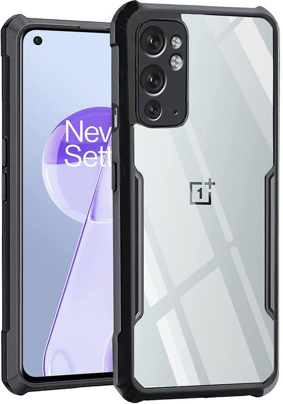 Fashionury Back Cover for Oneplus 9RT 5G  (Black, Pack of: 1)
