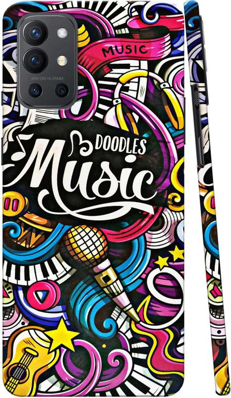 ADITI Designs Back Cover for OnePlus 9R  (Multicolor, Pack of: 1)