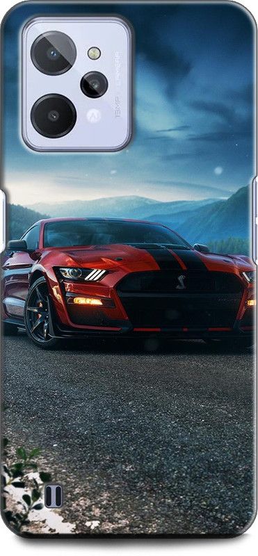 KEYCENT Back Cover for Realme C31, RMX3501 MUSTANG, FORD MUSTANG LOGO, CAR, SUPERCAR, SPORTS  (Multicolor, Shock Proof, Pack of: 1)