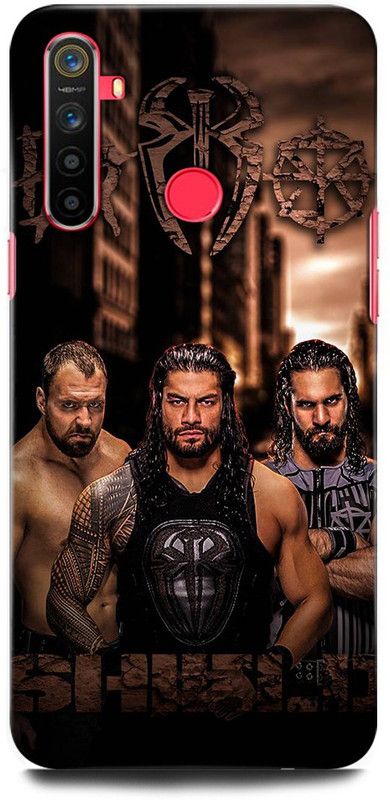 ORBIQE Back Cover for Realme 5i RMX2030 ROMAN REIGNS, WWE, BODYBUILDER, WRESTLEMANIA, WRESTLER  (Multicolor, Hard Case, Pack of: 1)