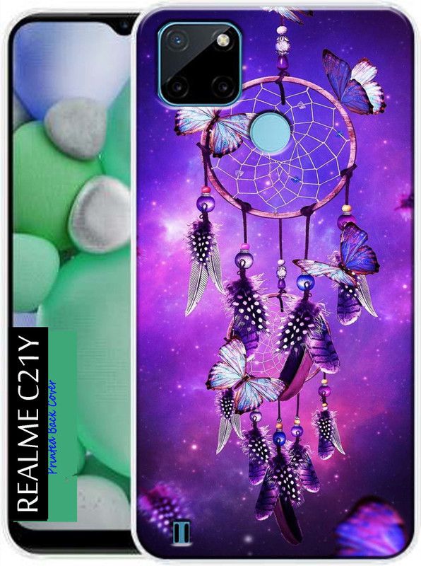 SkyWarren Back Cover for Realme C21Y, Realme C21 Y Back Cover  (Multicolor, Dual Protection, Silicon, Pack of: 1)