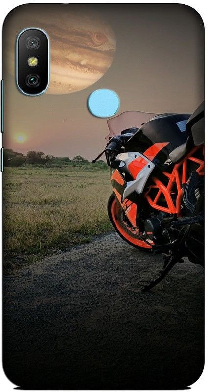 CROKIAN Back Cover for Redmi 6 Pro KTM bike Back Cover  (Multicolor, Hard Case, Pack of: 1)