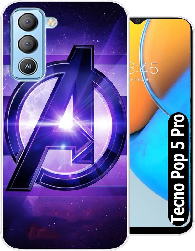 Unitrend Back Cover for Tecno Camon Pop 5 Pro  (Multicolor, Flexible, Silicon, Pack of: 1)