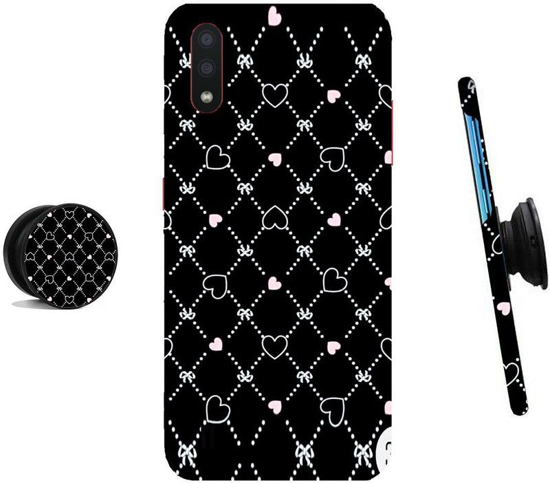 MY SWAG Back Cover for Samsung Galaxy M01  (Black, White, Cases with Holder)