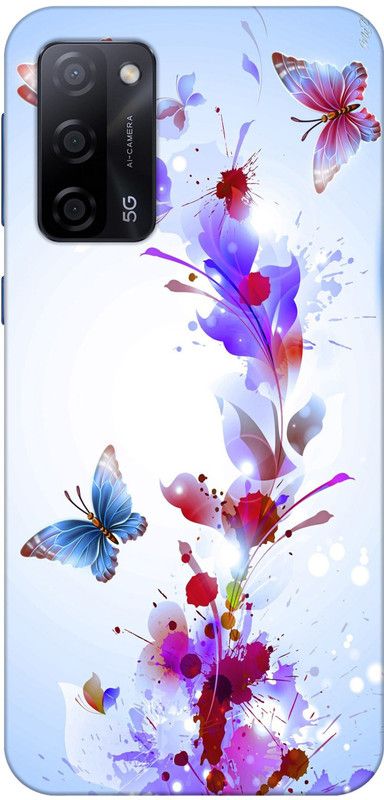 ALPEEDA Back Cover for Oppo A53s 5G Back Cover  (Multicolor, Grip Case, Silicon, Pack of: 1)