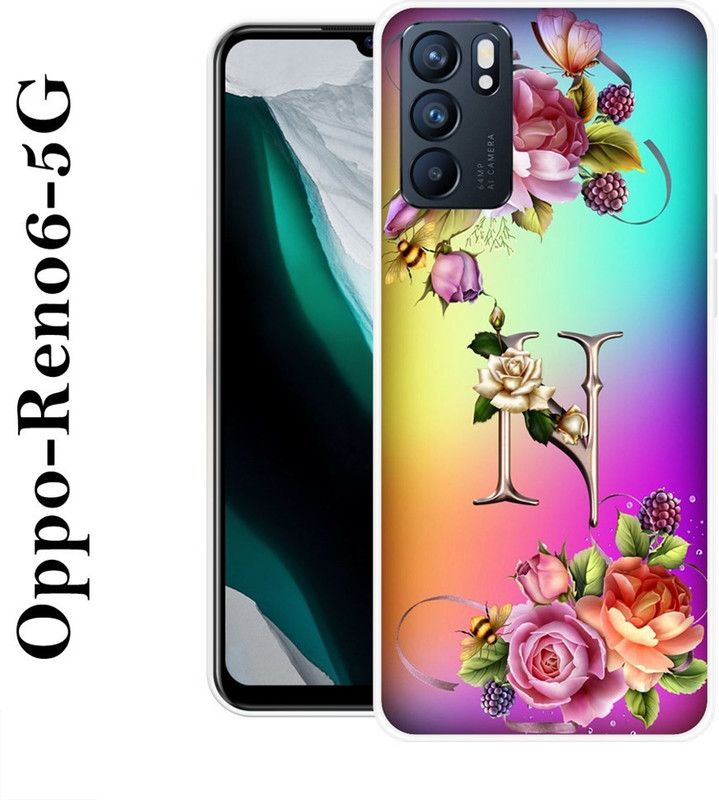 BAGRA Back Cover for Oppo Reno6 5G  (Multicolor, Grip Case, Silicon)