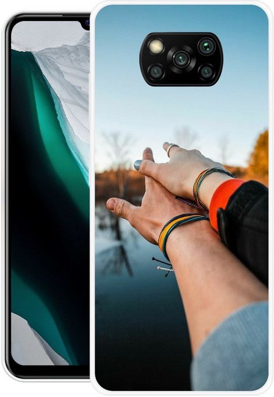 KUDI Back Cover for Poco X3, Poco X3 Pro  (Multicolor, Grip Case, Silicon)