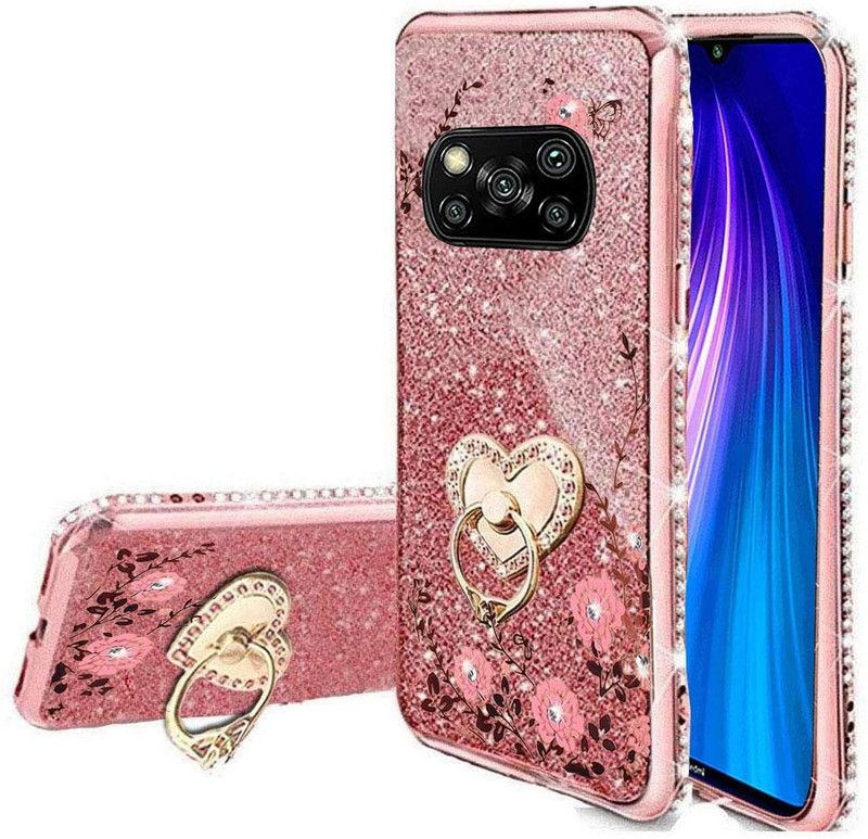 KC Back Cover for Poco X3, Poco X3 Pro  (Pink, Shock Proof, Silicon, Pack of: 1)