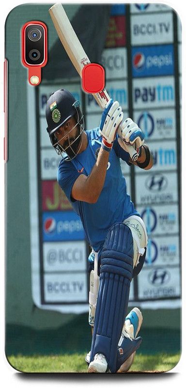 ORBIQE Back Cover for SAMSUNG Galaxy A30 SM-A305FZBFINS VIRAT, KOHLI, INDIA, CRICKET, PLAYER, SPORTS, CAPTAIN  (Multicolor, Hard Case, Pack of: 1)