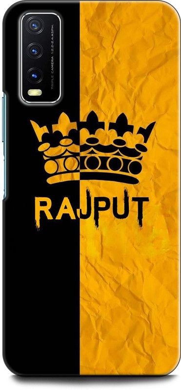 Dronk Back Cover for Vivo Y20i, V2027 RAJPUT, RAJPOOT, BANNA, JI, BOY  (Multicolor, Dual Protection, Pack of: 1)