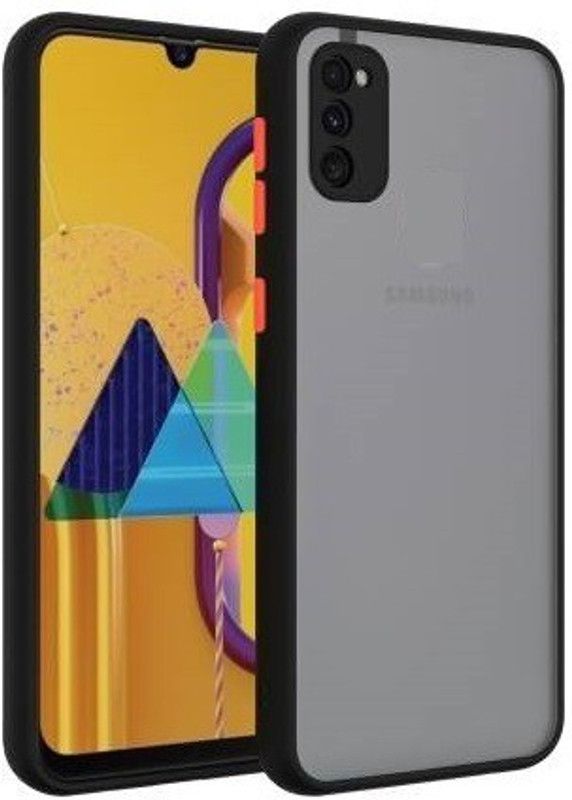 Zinger Back Cover for Samsung Galaxy A02s, CAMERA PROTECTION CASE, SMOKE CASE  (Black, Hard Case, Pack of: 1)