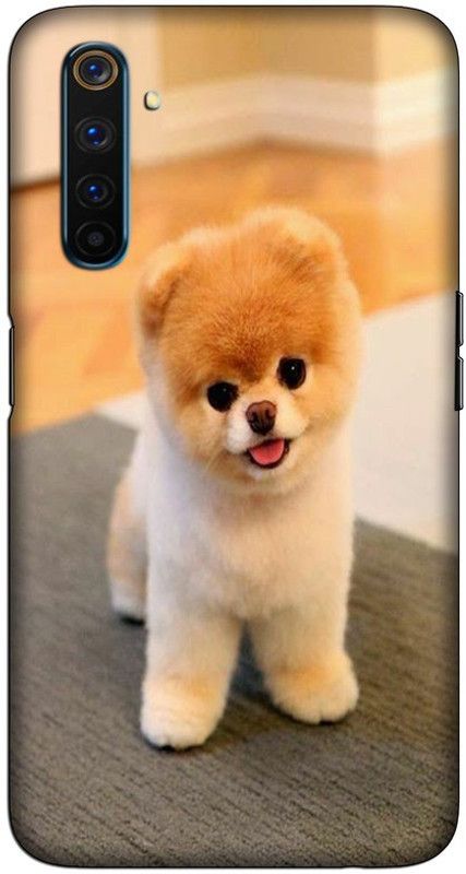 CROKIAN Back Cover for Realme 6 Pro Cute dog Back Cover  (Multicolor, Hard Case, Pack of: 1)