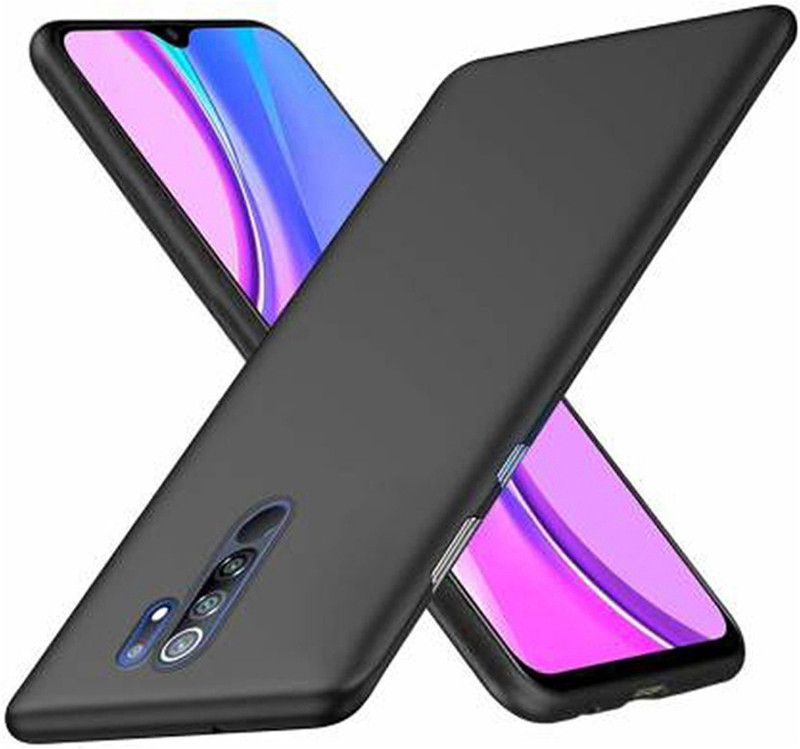Stunny Back Cover for Poco M2  (Black, Grip Case, Pack of: 1)