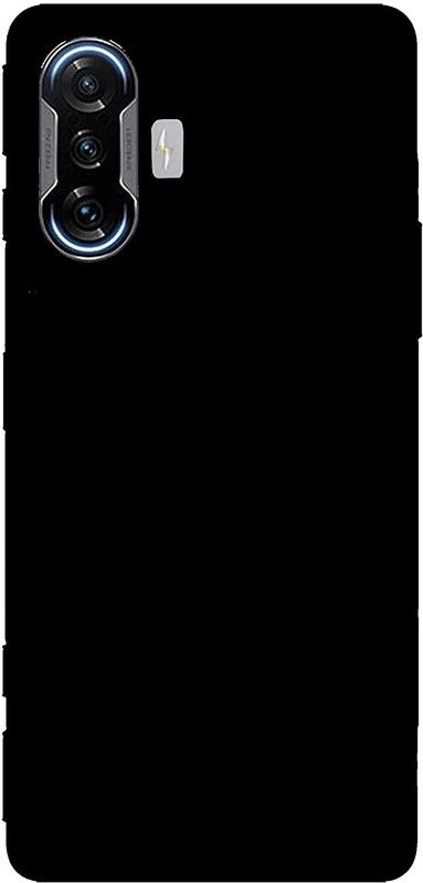AKSP Back Cover for Poco F3 Gt 5G  (Black, Grip Case, Pack of: 1)
