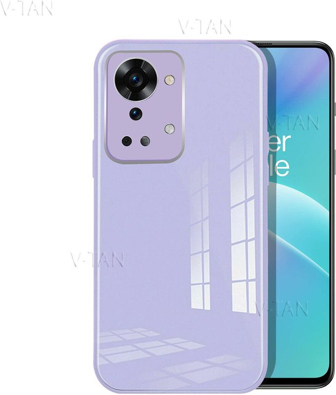 V-TAN Back Cover for ONEPLUS NORD 2T 5G  (Purple, Pack of: 1)