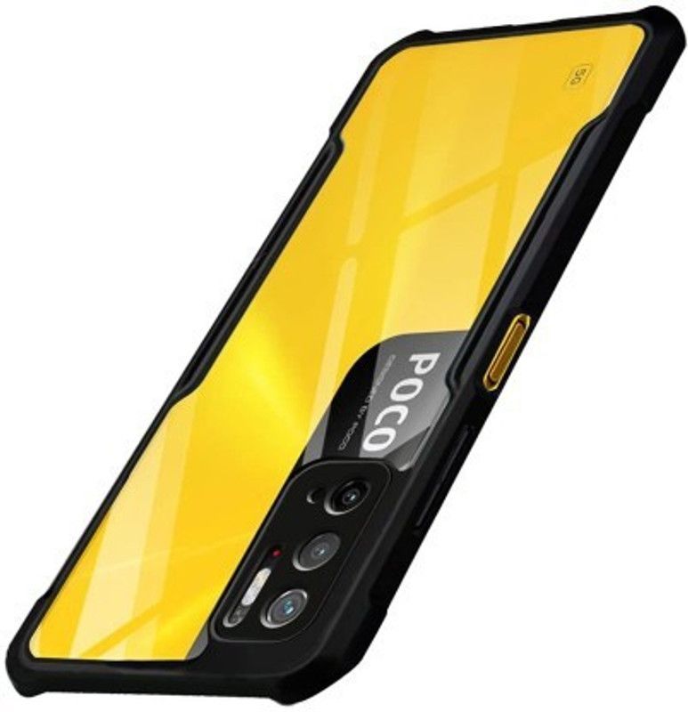 Cermarise Back Cover for Poco M3 Pro 5G  (Black, Camera Bump Protector, Pack of: 1)