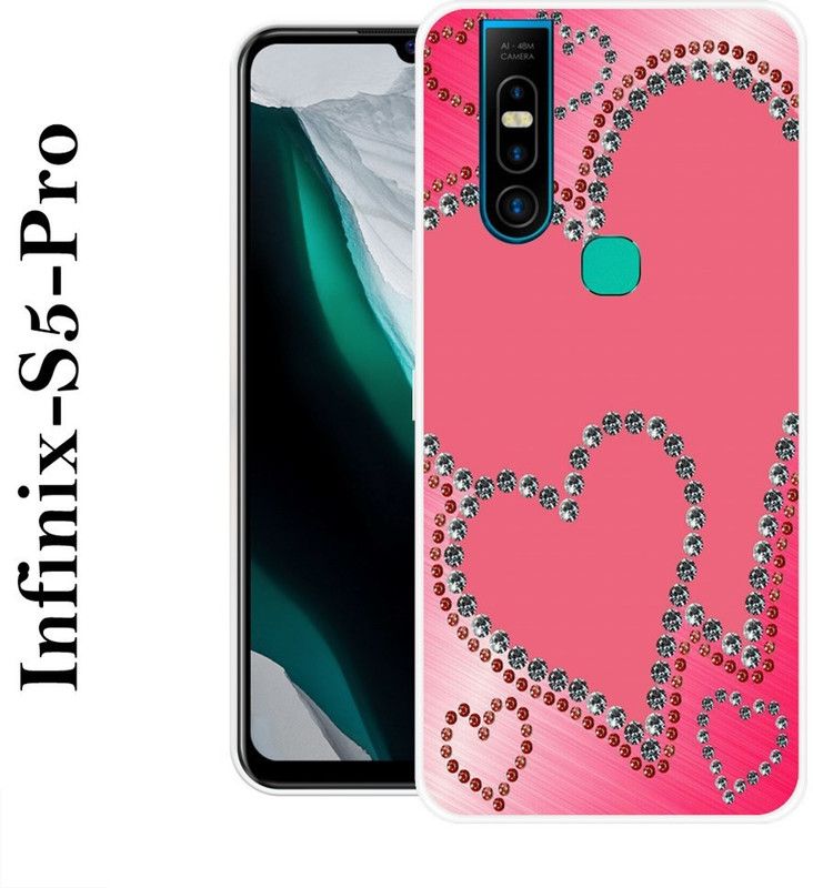 BAGRA Back Cover for Infinix S5 Pro  (Pink, Grip Case, Silicon)