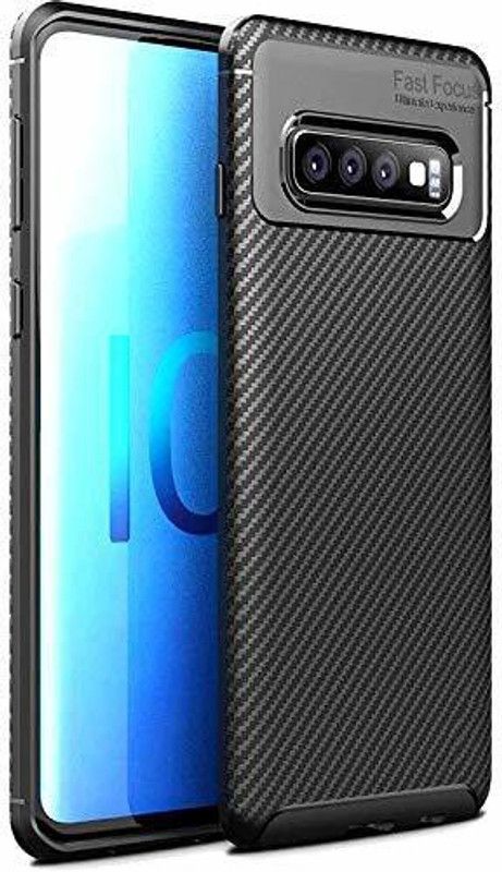 Valueactive Bumper Case for Samsung Galaxy S10 Plus  (Black, Grip Case, Pack of: 1)
