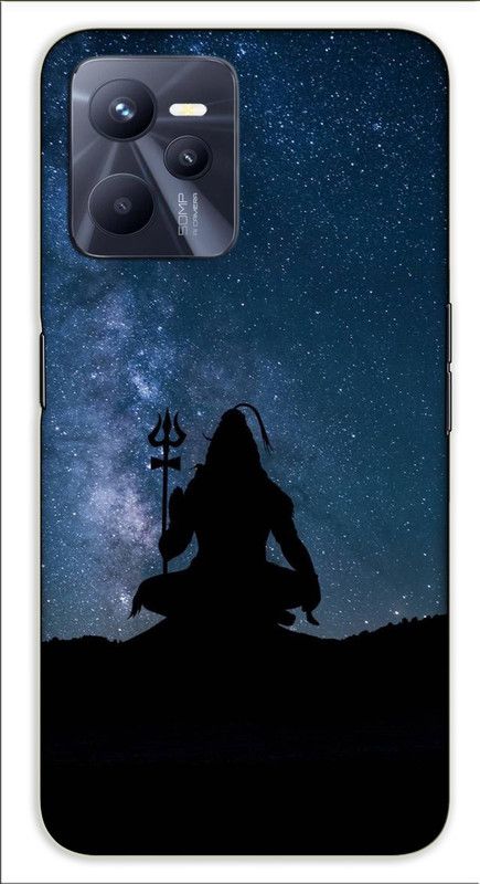 iprinto Back Cover for Realme C35, RMX3511, Realme Narzo 50A Prime, RMX3516  (Black, Blue, Shock Proof, Pack of: 1)
