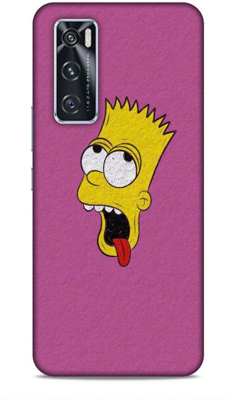 Covermania Back Cover for Vivo V20 SE ( V2022 )  (Pink, Yellow)
