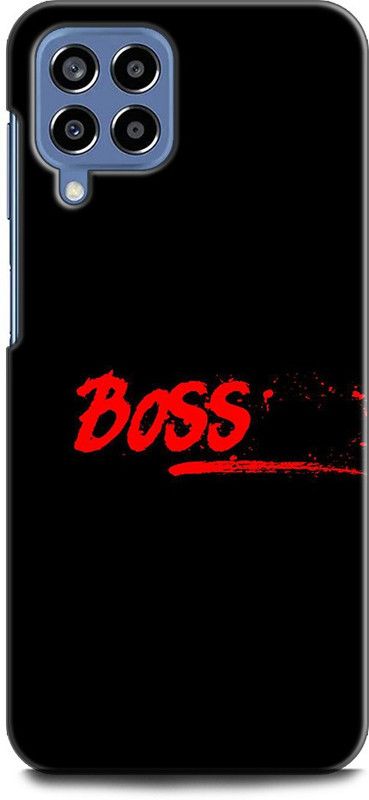 WallCraft Back Cover for SAMSUNG Galaxy M33 5G BOSS, QUOTES, RED, BLACK  (Multicolor, Dual Protection, Pack of: 1)