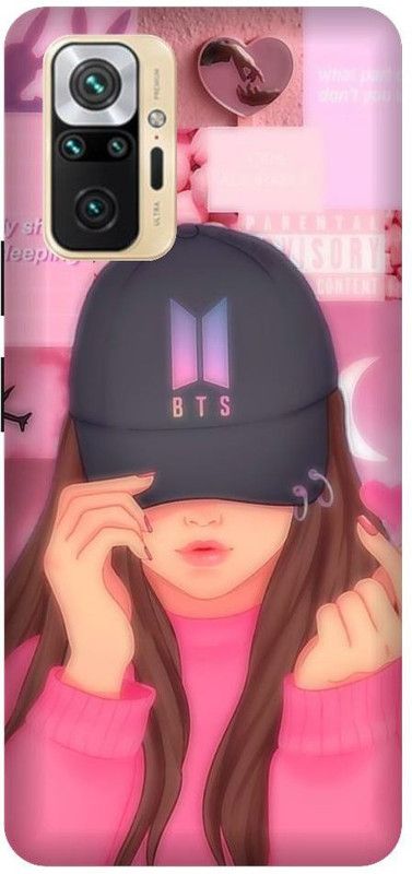 GRAFIQE Back Cover for REDMI Note 10 Pro Max M2101K6I BTS X ARMYJUNGSHOOK, KOREAN, HEARTBEAT, BTS, GIRL, SINGER  (Multicolor, Shock Proof, Pack of: 1)