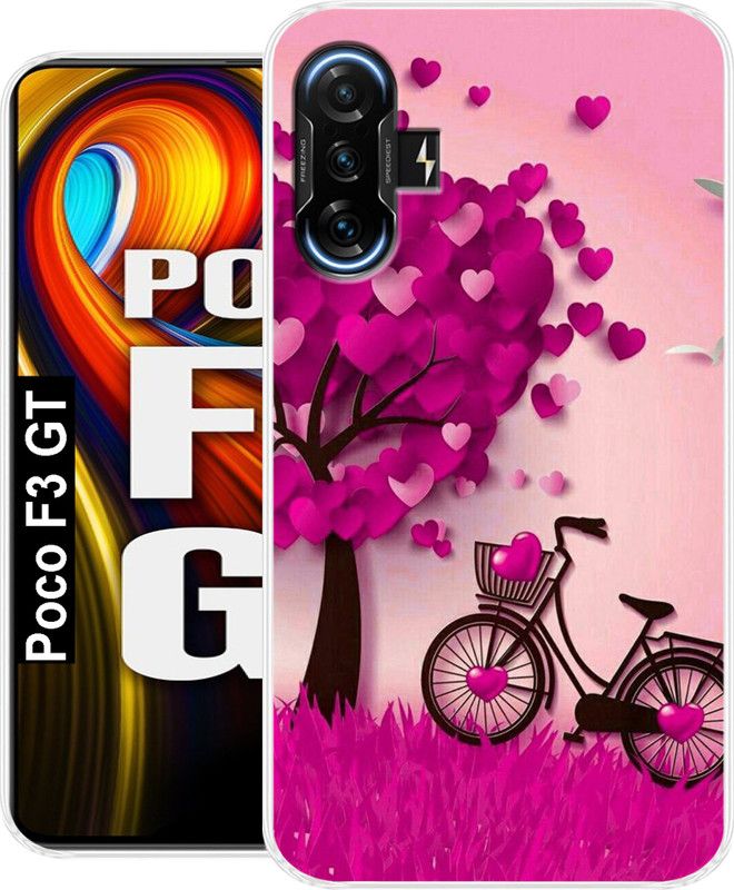 Cooldone Back Cover for Xiaomi Poco F3 GT  (Multicolor, Grip Case, Silicon, Pack of: 1)