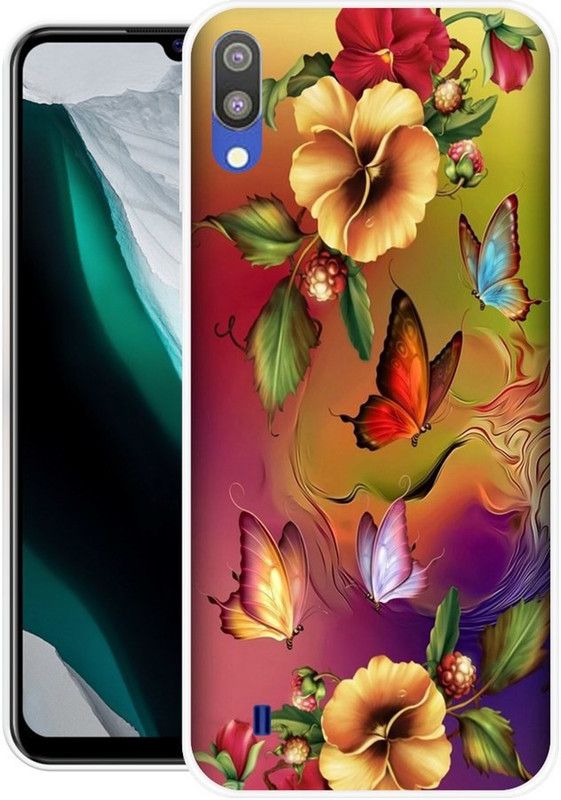 NEVYZAP Back Cover for Samsung Galaxy M01  (Multicolor, Grip Case, Silicon, Pack of: 1)