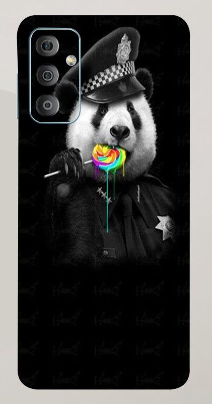 Mclaxa Police Bear Mobile Back Skin, Police Bear, SAMSUNG GALAXY F23 5G Mobile Skin  (Police Bear Skin With Super Matte Finish)