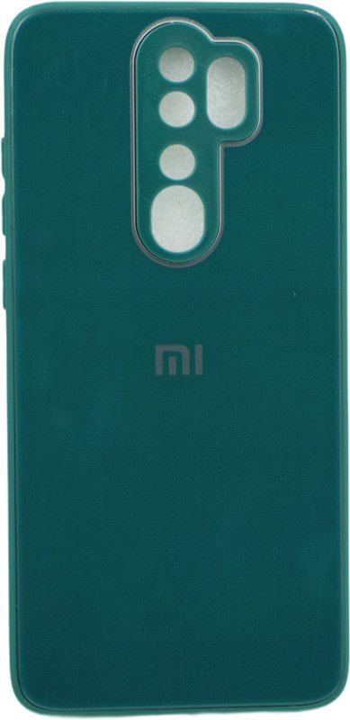 Crome cover Back Cover for mi note 8 pro  (Green, 3D Case, Pack of: 1)