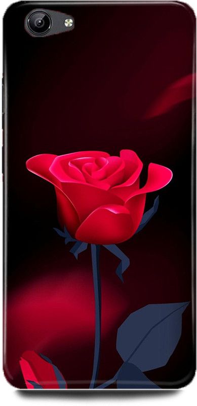DIKRO Back Cover for vivo Y53, 1606, ROSE, RED, ROSE, ROSES, FLOWER, NATURE  (Multicolor, Hard Case, Pack of: 1)