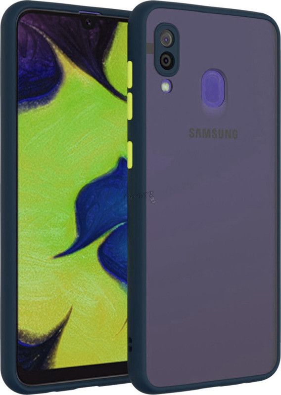 CaseWEB Back Cover for Samsung Galaxy M20  (Blue, Shock Proof, Pack of: 1)