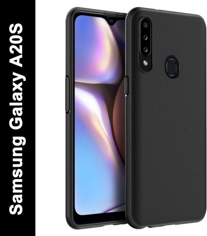 Wellchoice Back Cover for Samsung Galaxy A20S  (Black, Grip Case, Pack of: 1)