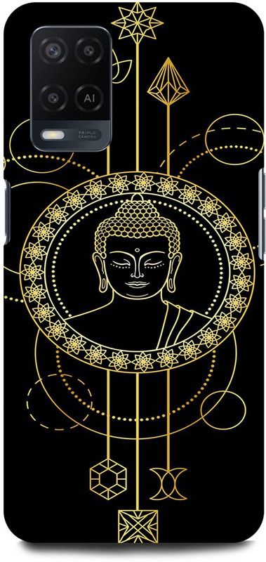 JUGGA Back Cover for OPPO A54  (Black, Hard Case, Pack of: 1)